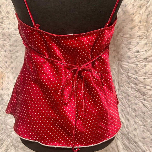 Heart Soul Red and White Polka Dot Cami - Picture 2 of 5